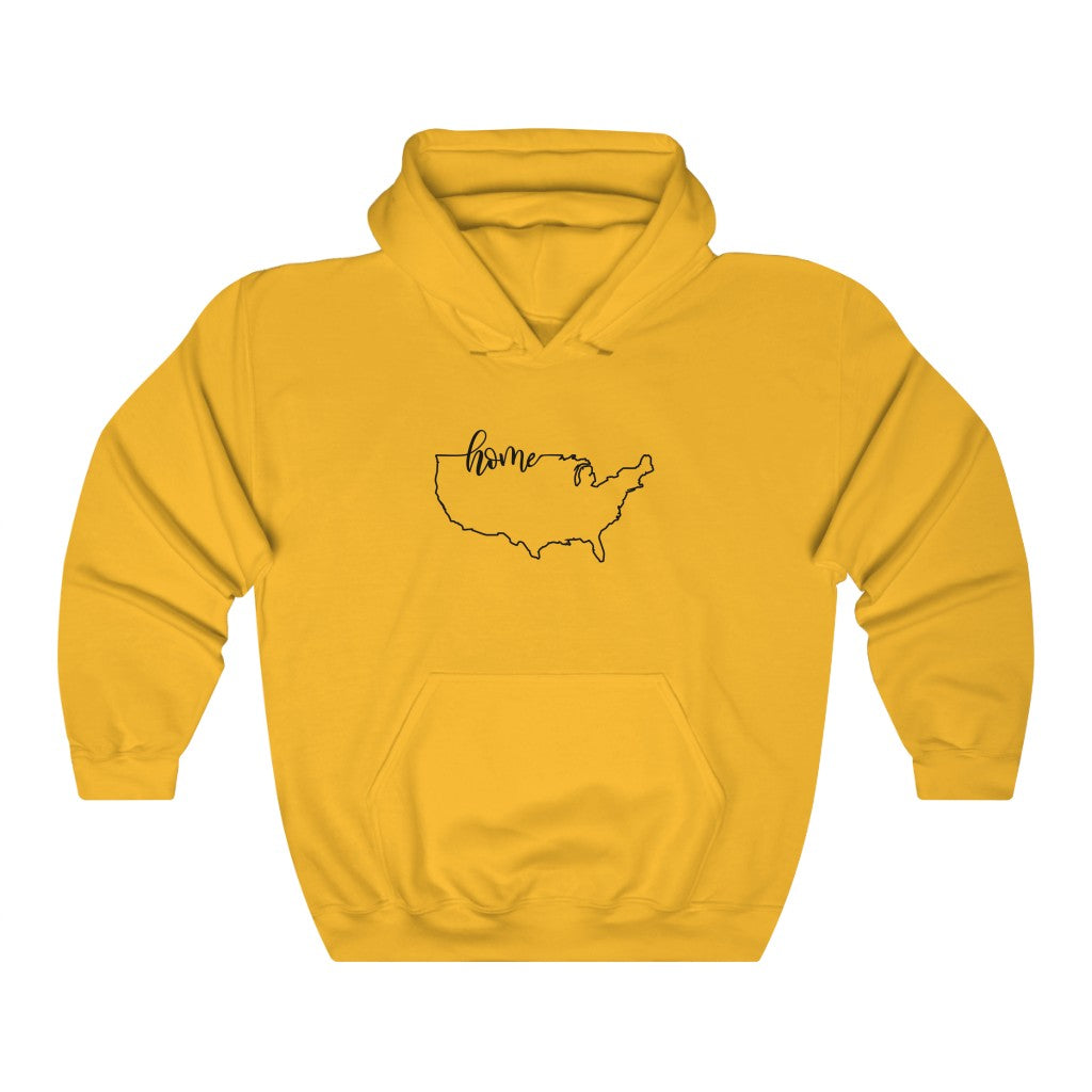 UNITED STATES (12 Colors) - Unisex Heavy Blend Hooded Sweatshirt