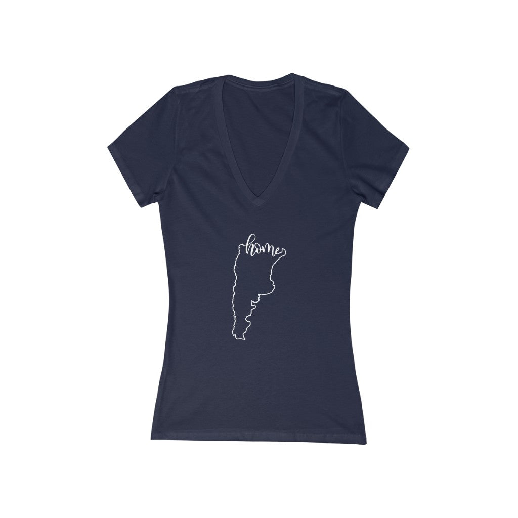 ARGENTINA (7 Colors) - Women's Jersey Short Sleeve Deep V-Neck Tee