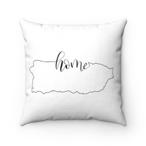 PUERTO RICO (White) - Polyester Square Pillow